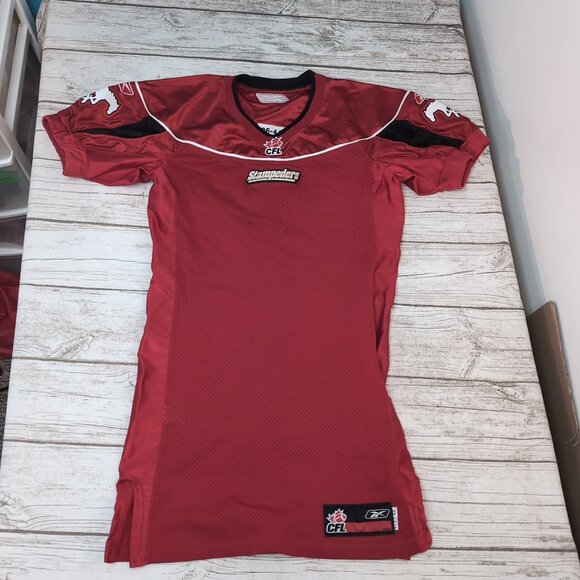 Reebok CFL Calgary Stampeders Red Game Jersey 06-44 – Men’s 44 - Picture 1 of 10